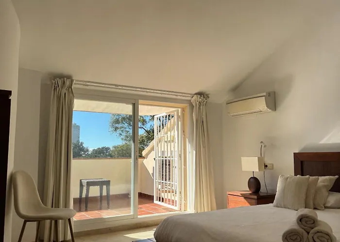 Apartment Piso-lechuza Elviria 2 Bedrooms 4 Guests Penthouse-maisonette In Elviria-marbella- Urb Jardines De Santa Maria Golf